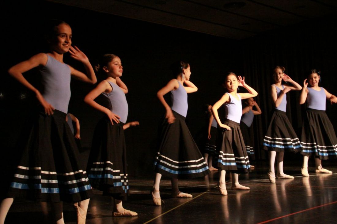 Bailarinas actuando